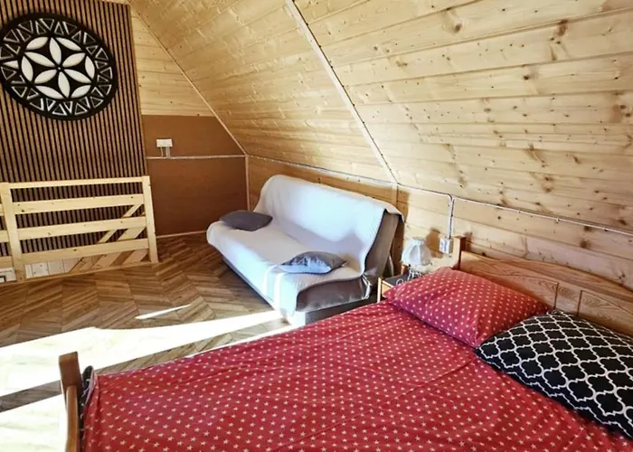 בקתה Eco Z Duzym Ogrodem I Widokiem *